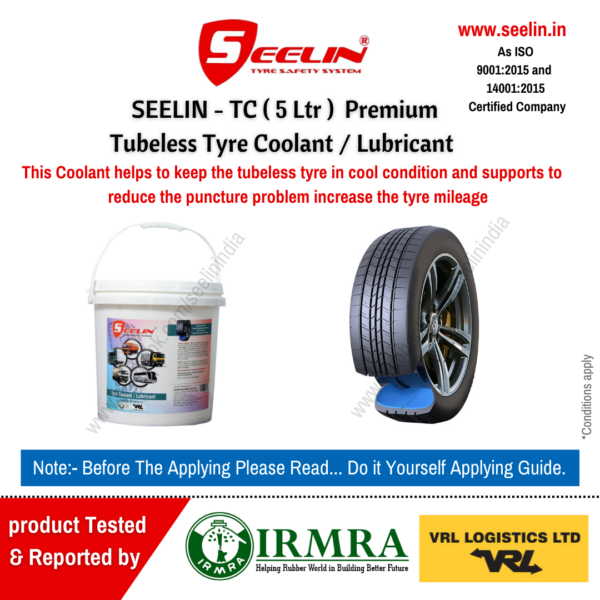 Seelin TC 5 Ltr Premium Tubeless Tyre Coolant