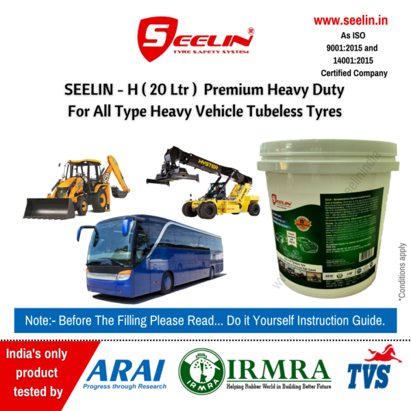 Seelin Hs-20 Ltr premium Packed For All Type Have Vehical Tubless Tyres